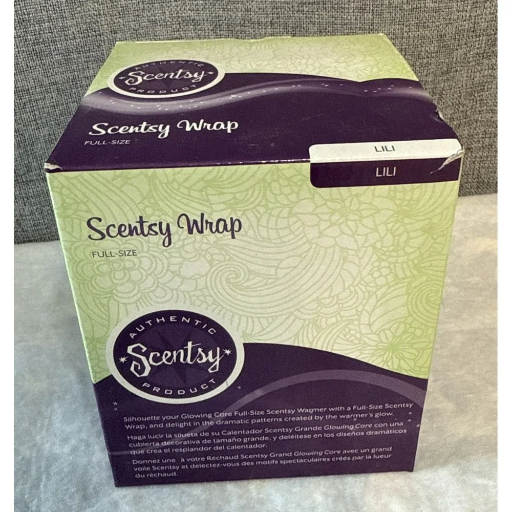 Scentsy LILI Full Size Warmer Wrap WRAP ONLY Flowers Circles Daisy New WRAP-LILI